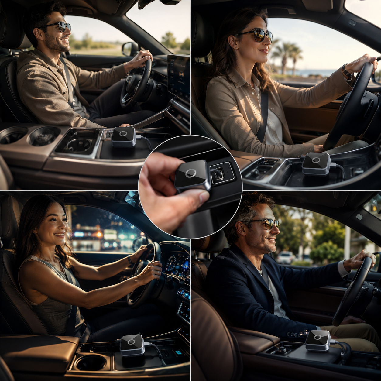 Multiple happy drivers using OTTOCAST
